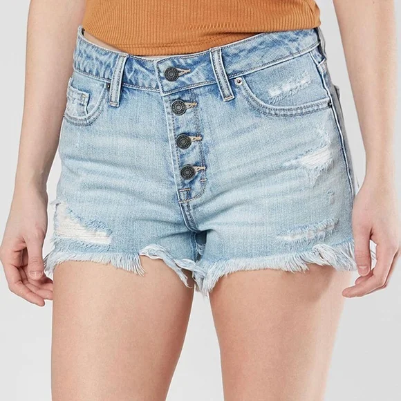 Hidden High-Rise Mom Jean Shorts | Size M | NWOT - Picture 2 of 10